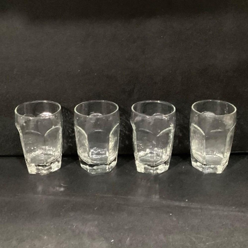 Libbey Chivalry Juice Glasses #2488, Set of 4, Textured Clear Tumbler, Drinkware - Picture 11 of 11